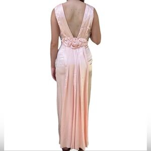 Vintage Jessica McClintock French Pink Evening Gown
